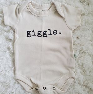 Organic graphic onesie